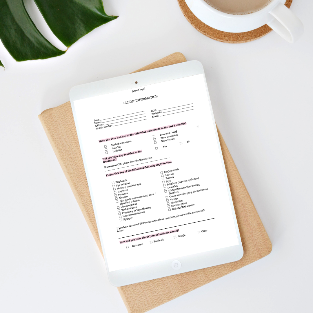 Client Consultation Form